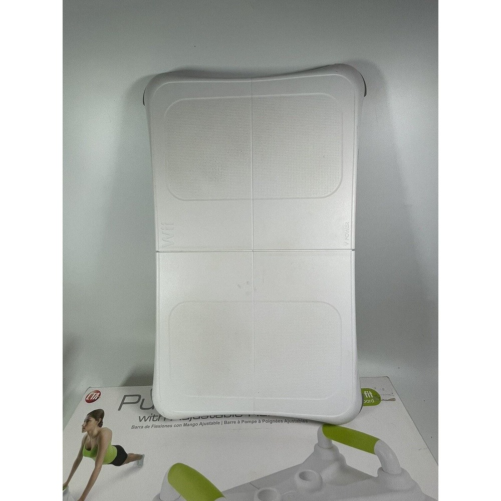 Nintendo Wii Items Wii Push-Up Bar (new) Wii Fit Balance Board (board Pre-owned) - Picture 3 of 10